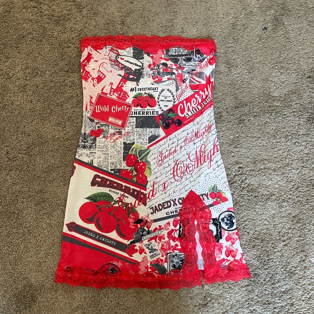 Jaded London x Omighty Cherry Dress